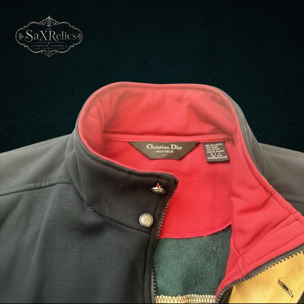 Vintage Christian Dior Monsieur - Colorblock Track Jacket - L